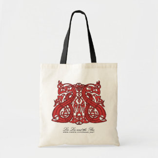Tela Pre rojo de Viking, bolso de compras