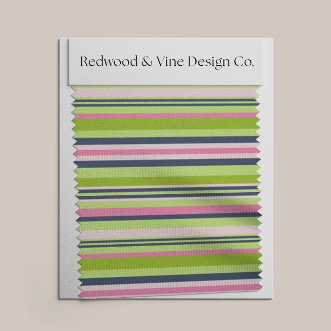 Tela Preppy Lime Green, rosa y franja de la marina (Subido por el creador)