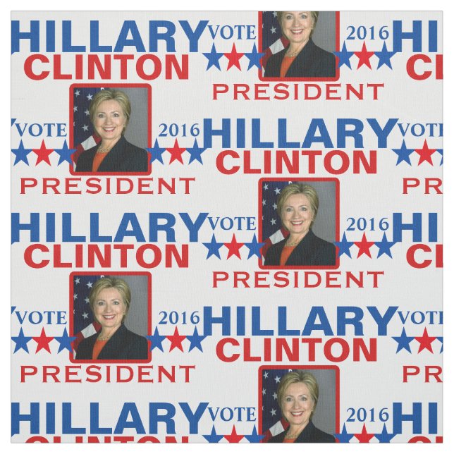 Tela Presidente 2016 de Hillary Clinton (Retal)