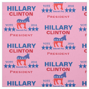 Tela Presidente 2016 rosa de Hillary Clinton