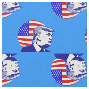 Tela presidente de la bandera estadounidense donald tru