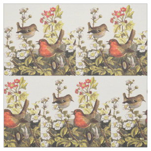 Tela Primavera Robin Birds Red Birds
