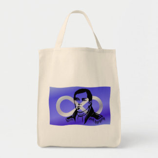 Tela Primer bolso de compras de la bandera de Metis de