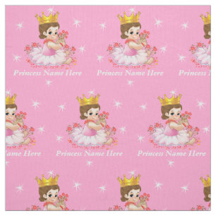Tela Princesa personalizada Fabric por la yarda su