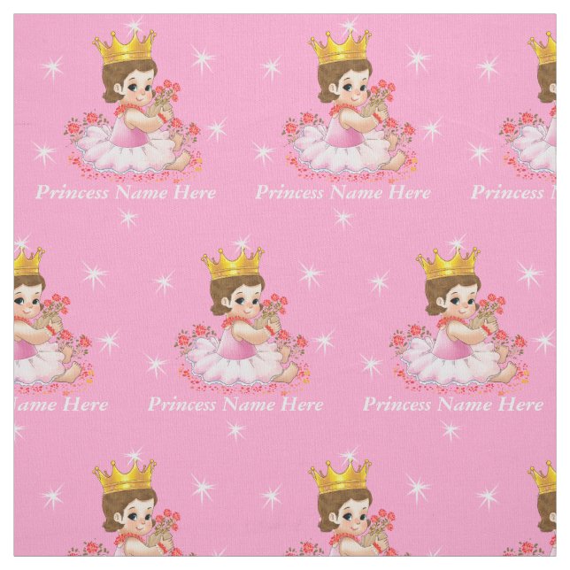 Tela Princesa personalizada Fabric por la yarda su (Retal)