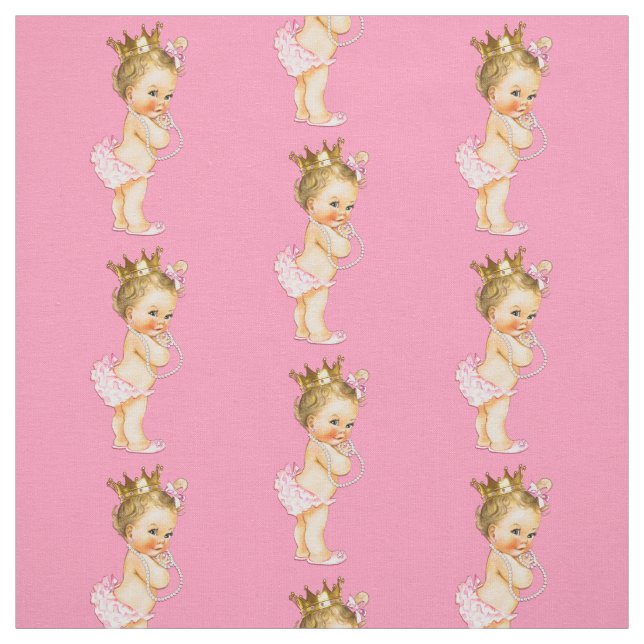 Tela Princesa rubia del vintage pequeña (Retal)
