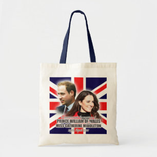 Tela Príncipe Guillermo y bolso de Kate Middleton
