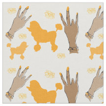 Prisa púrpura del caniche