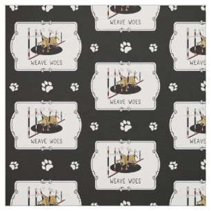 Tela Problemas de tejido - agilidad de perro divertida