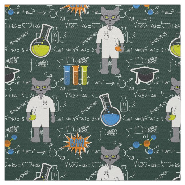 Tela Profesor Cat Fabric (Retal)