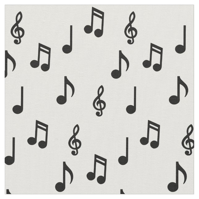 Tela Profesor de Música Cute Notes (De cerca)