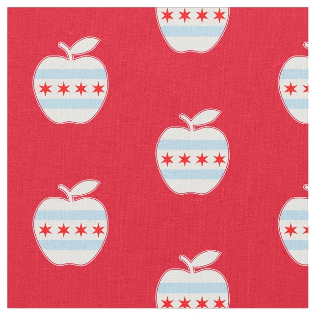 Tela Profesores de Escuela de Chicago: Bandera Apple Ro (De cerca)