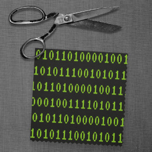 Tela Programación de código de equipo de 1s y 0s - Desa