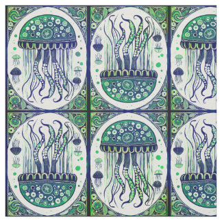 Tela Psicodelia Estilo Art Nouveau