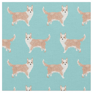 Tela pudengo portugués pequeno perro simple azul claro