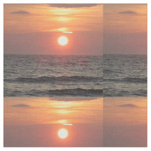 Tela Puesta del sol del océano