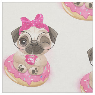 Tela Pug de Donut