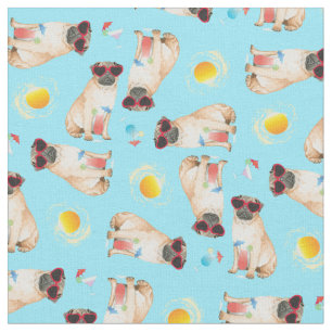 Tela Pug de verano