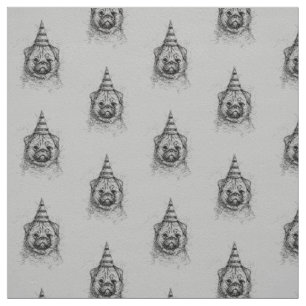 Tela Pug Fiesta Scribble