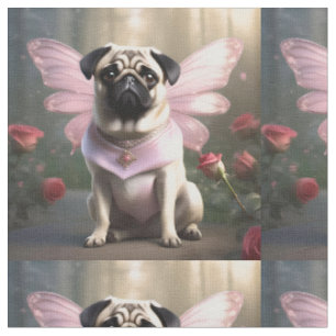 Tela Pug Mariposa,