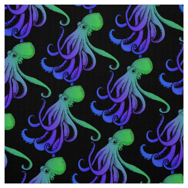 Tela Pulpo morado (Retal)