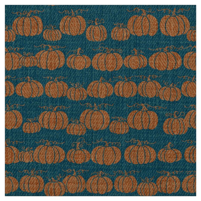 Tela Pumpkin Pathe Stripe - Tea (Retal)