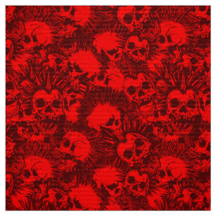 Tela punk de cráneo