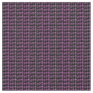 Tela Puntas calaveras rosas.