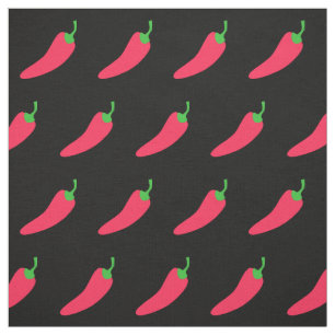 Tela Punto de Polka de Chili Rojo