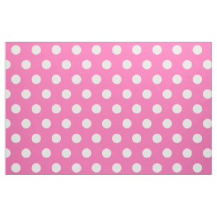 Tela Punto de polka rosa