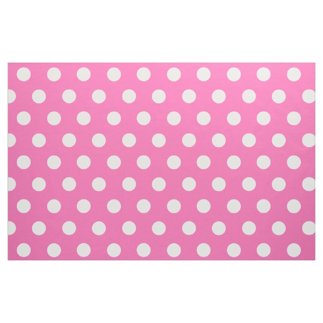 Tela Punto de polka rosa ("Cuarto gordo" (fat quarter))