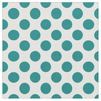 Tela Punto de Polka verde azulado