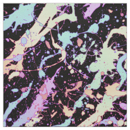 Tela punto extremo de salpicadura de tinta arco iris: