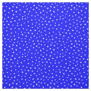Tela Puntos abstractos blancos modernos sobre el azul r