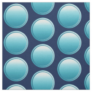 Tela Puntos de botón - cyan gradiente + tu trasero. y i