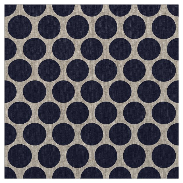 Tela Puntos de Mod Azul de la Marina (Retal)