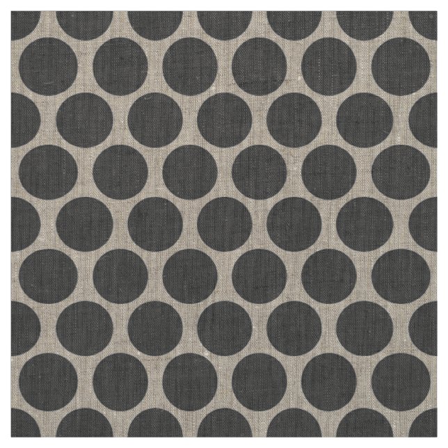 Tela Puntos de Mod Gris Carbón (Retal)