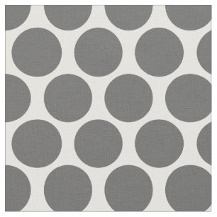 Tela Puntos de Mod Gris Carbón