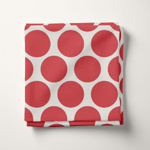 Tela Puntos de Mod Rojo
