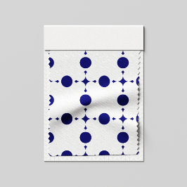 Tela Puntos de Polka Azul de la Marina, Patrón de Punto