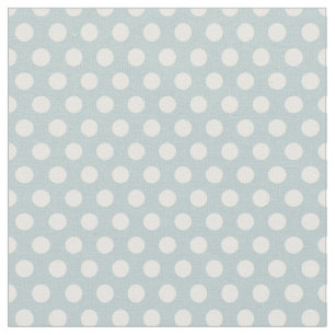 Tela Puntos de polka azul en la nube