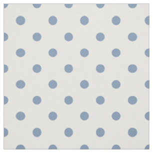 Tela Puntos de Polka Azul Medio