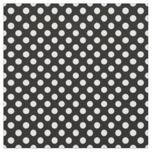 Tela Puntos de polka blanco