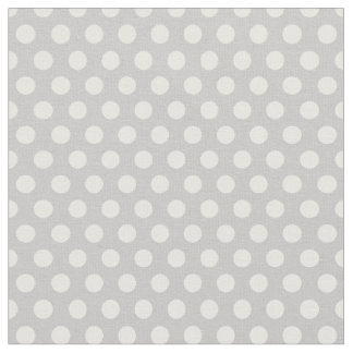 Tela Puntos de Polka Gris