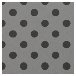 Tela Puntos de Polka Negro gris textiles