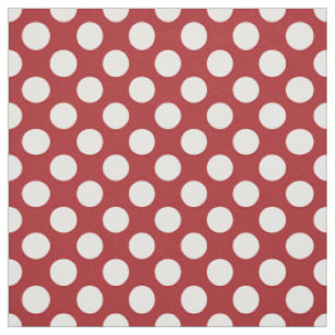 Tela Puntos de Polka Rojo, Patrón de Punto de Polka, Pu