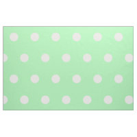 Puntos del Polka Blanco sobre el Verde de la Prima