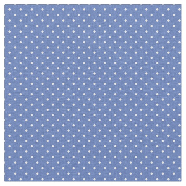 Tela Puntos diminutos azules (De cerca)