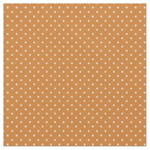 Tela Puntos diminutos de color naranja quemado