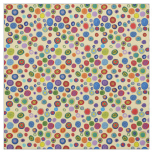 Tela Puntos Fiestas múltiples Multicolor